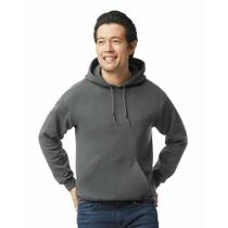 Moletom Gildan G18500 de Fleece Cinza Chumbo Extra Grande