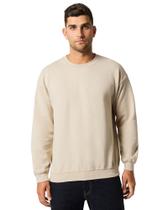 Moletom Gildan Heavy Blend de gola redonda para homens Sand - XL