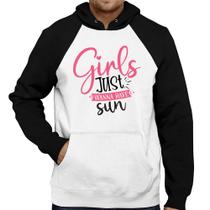 Moletom Girls Just Wanna Have Sun - Foca na Moda Moletom Girls Just Wanna Have Sun - Foca na Moda