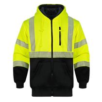 Moletom GLIMMR Class 3 Hi Vis com Capuz Refletivo 2XL Moletom GLIMMR Class 3 Hi Vis com Capuz Refletivo 2XL