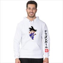 Moletom Goku Dragon Ball Exclusivo 50% Poliéster 50% Algodão