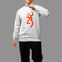 Moletom Gola Careca Basico Casual Estiloso Inverno Blusa De Frio Chamas
