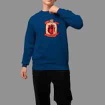 Moletom Gola Careca Basico Casual Estiloso Inverno Blusa De Frio Sagrado Coração