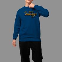 Moletom Gola Careca Basico Masculino Casual Moda Country Tecido Macio Beach Bois