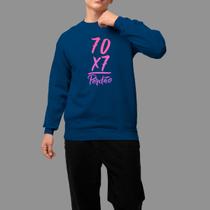 Moletom Gola Careca Basico Masculino Moda Cristã Inverno Blusa De Frio 70x7