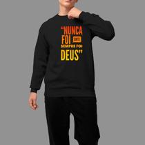 Moletom Gola Careca Basico Masculino Moda Cristã Tecido Macio Nunca Foi Moletom Gola Careca Basico Masculino Moda Cristã Tecido Macio Nunca Foi