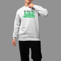 Moletom Gola Careca Basico Moda Country Inverno Blusa De Frio Tecido Macio Orgulho Agro