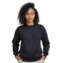 Moletom Gola Careca Feminino Algodão Liso Casual Inverno