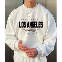 Moletom Gola Careca Masculino Estampado Los Angeles Circulo 1256 Moda Streetwear Look Ootd Jovem Moletom Gola Careca Masculino Estampado Los Angeles Circulo 1256 Moda Streetwear Look Ootd Jovem
