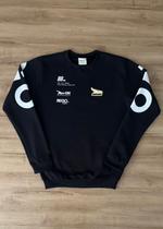 Moletom Gola Careca Masculino Onbongo Preta 2026 - P - Preto
