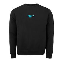 Moletom Gola Careca Ocean Go Baleia Basic Preto Moletom Gola Careca Ocean Go Baleia Basic Preto