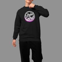 Moletom Gola Careca Religioso Casual Estiloso Inverno Blusa De Frio Child