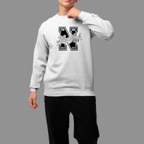 Moletom Gola Careca Streetwear Basico Casual Estiloso Inverno Blusa De Frio New York Classic Moletom Gola Careca Streetwear Basico Casual Estiloso Inverno Blusa De Frio New York Classic