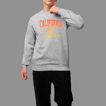 Moletom Gola Careca Streetwear Basico Casual Inverno Blusa De Frio Tecido Macio California West