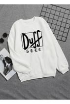 Moletom Gola Redonda Duff Beer Simpsons Algodão Moletom Gola Redonda Duff Beer Simpsons Algodão