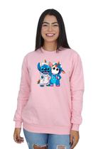 contrast stitch moletom com capuz