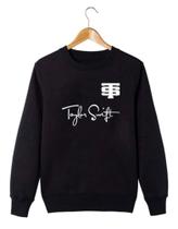 Moletom Gola Redonda Taylor Swift Blusa De Frio
