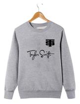 Moletom Gola Redonda Taylor Swift Blusa De Frio