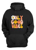 Moletom Good Vibes Nly Blusa Canguru Inverno - DTF Moletom Good Vibes Nly Blusa Canguru Inverno - DTF