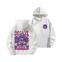 Moletom Grande Pokémon Gengar De Algodão Y2K Harajuku Casual Para Homens E Mulheres Outono Inverno