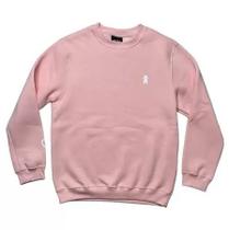 Moletom Grizzly Mini Bear Script Crewneck Rose Moletom Grizzly Mini Bear Script Crewneck Rose
