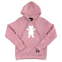 Moletom Grizzly Og Bear Hoodie Rosa