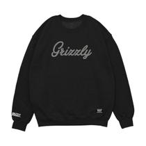 Moletom grizzly - script logo black Moletom grizzly - script logo black