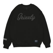 Moletom Grizzly Script Logo Crew Neck