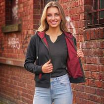 Moletom Grosso Casaco Feminino Blusa De Frio Moletom Grosso Casaco Feminino Blusa De Frio