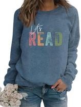 Moletom GVABRLN Reading Book Let's Read Graphic para mulheres