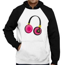 Moletom Headphone Rosa - Foca na Moda