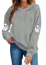 Moletom HEBBE Spooky Season Halloween Ghost feminino