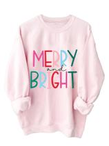 Moletom Heloto feminino rosa de Natal Moletom Heloto feminino rosa de Natal