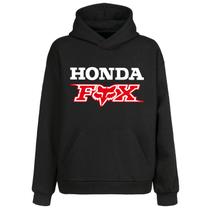 Moletom Honda Fox Kangaroo unissex de algodão de alta resistência