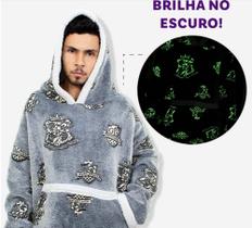 Moletom hoodie adulto luminous - harry potter