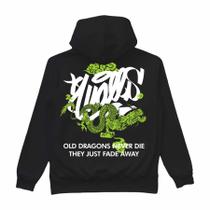 Moletom Hoodie WALLS Old Dragons Black