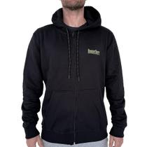Moletom Hurley Aberto Puff WT25 Masculino Preto Moletom Hurley Aberto Puff WT25 Masculino Preto