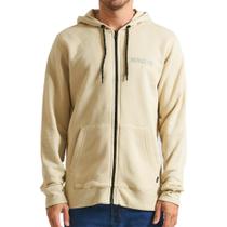 Moletom Hurley Aberto Square WT24 Masculino Areia Moletom Hurley Aberto Square WT24 Masculino Areia