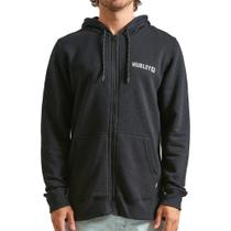 Moletom Hurley Aberto Square WT24 Masculino Preto