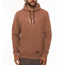 Moletom Hurley Canguru Circle Icon WT23 Masculino Ocre