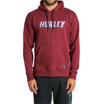 Moletom Hurley Canguru Fastlane Masculino Vinho Moletom Hurley Canguru Fastlane Masculino Vinho