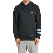 Moletom Hurley Canguru Layers Oversize Masculino Preto