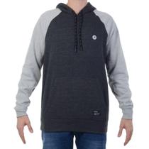 Moletom Hurley Canguru Points Masculino Cinza Mescla