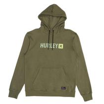 Moletom Hurley Canguru Square 2 Over WT25 Masculino Militar