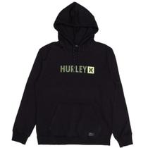 Moletom Hurley Canguru Square 2 Over WT25 Masculino Preto