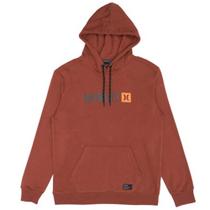 Moletom Hurley Canguru Square 2 WT25 Masculino Marrom Moletom Hurley Canguru Square 2 WT25 Masculino Marrom