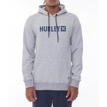 Moletom Hurley Canguru Square WT24 Masculino Mescla Cinza