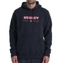 Moletom Hurley Canguru Surf Noise WT25 Preto Moletom Hurley Canguru Surf Noise WT25 Preto