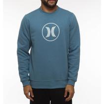 Moletom Hurley Careca Circle Stone WT23 Masculino Azul Moletom Hurley Careca Circle Stone WT23 Masculino Azul
