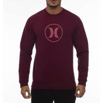 Moletom Hurley Careca Circle Stone WT23 Masculino Vinho